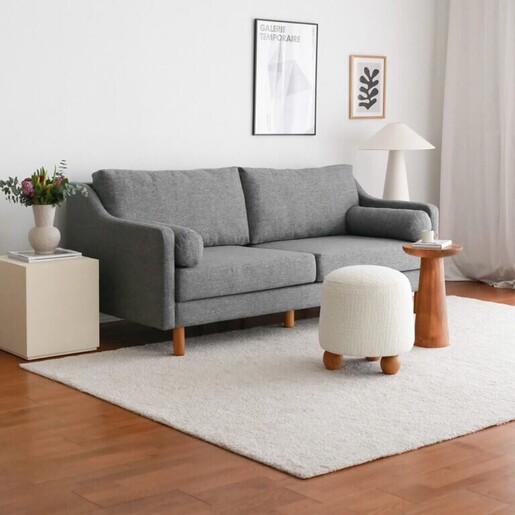 Trosjed Nordi 3 Seater Wood - sivi