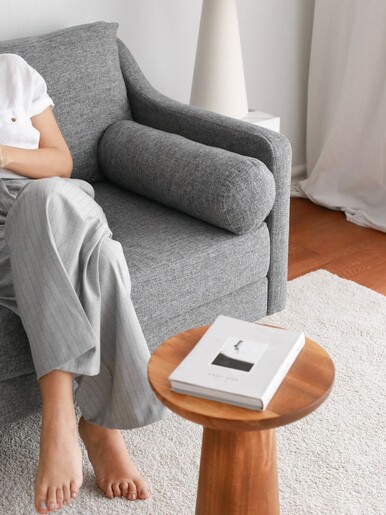 Trosjed Nordi 3 Seater Wood - sivi