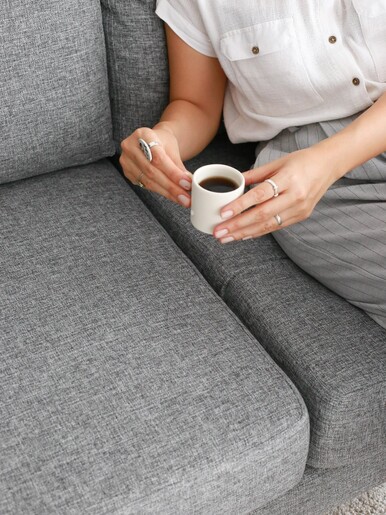 Trosjed Nordi 3 Seater Wood - sivi