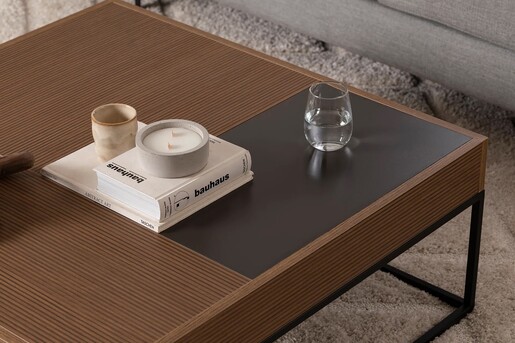 Stolić za kavu LENA, boja oraha