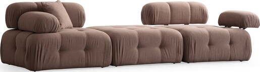 Trosjed Doblo 3 Seater ( L1-Pouffe-1R) - Cappucino