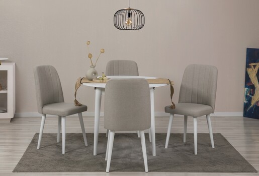 Proširivi blagavaonski stol i stolice (5 komada) Maren