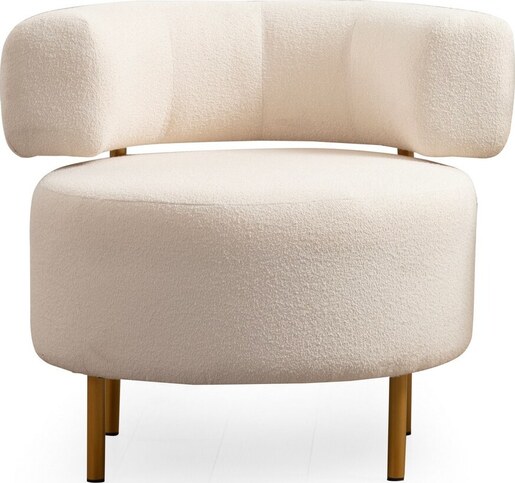 Naslonjač, River Round - White