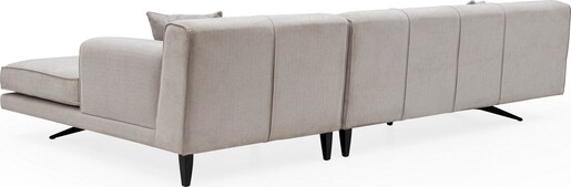 Kutna garnitura, JIVAGO, bež, desna, Jivago Corner Right (L2-Chl) - Beige