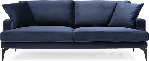 Trosjed PAPIRA tamnoplavi, Papira 3 Seater - Navy Blue