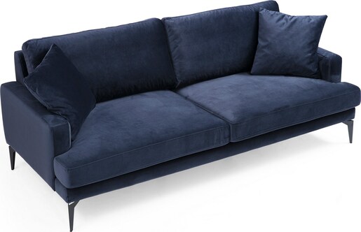 Trosjed PAPIRA tamnoplavi, Papira 3 Seater - Navy Blue