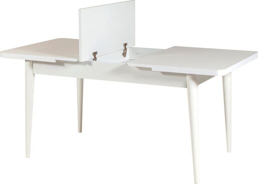 Set stola i stolica (4 komada), Vina 1048 - 3 - White, Dark Blue