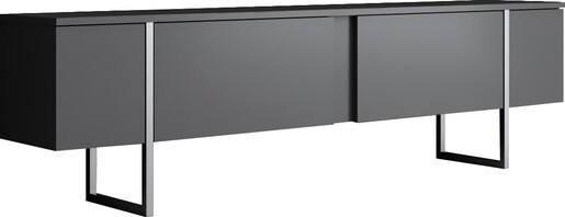 TV jedinica LUXE, antracit, srebrna boja