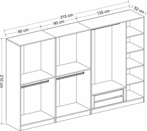 Garderoba, Kale - 6655