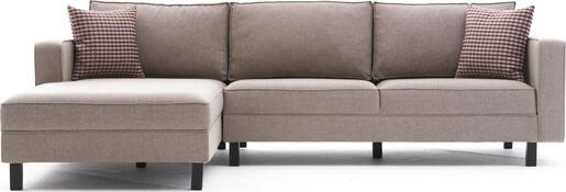 Kutna garnitura KALE LINEN, lijeva, krem, Kale Linen Left - Cream