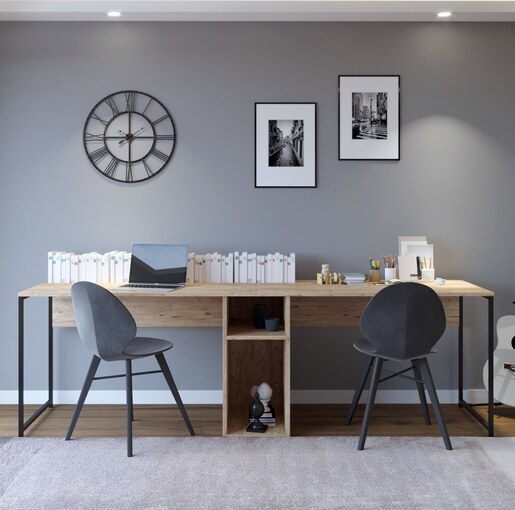 Studijski stol, İkili Çalışma Masası L196