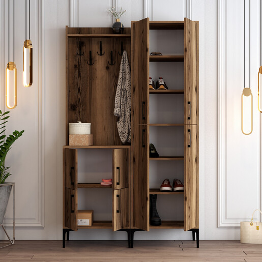 Ormar za predsoblje, Berlin BA - Walnut