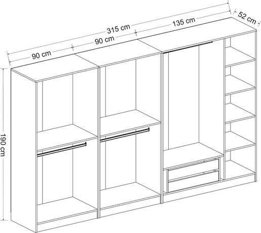 Garderoba, Kale - 2718