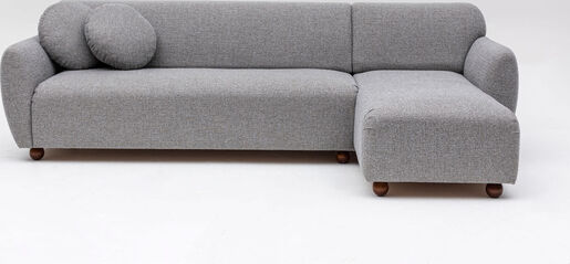 Kutna garnitura EDDY svijetlo siva lijevi kut, Eddy Corner (L3-CHL) - Light Grey