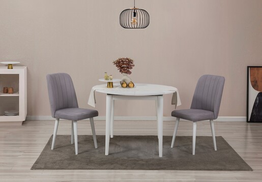 Proširivi blagavaonski stol i stolice (3 komada) Anaya