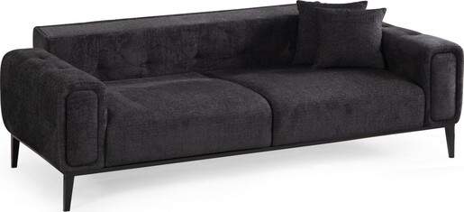 Trosjed na razvlačenje Athena 3 Seater - crna