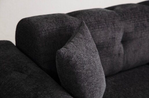 Trosjed na razvlačenje Athena 3 Seater - crna