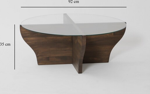 Stolić za kavu, Amphora - Walnut