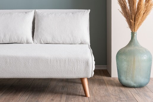 Dvosjed, Folde 2-Seater - Teddy Fabric - Cream