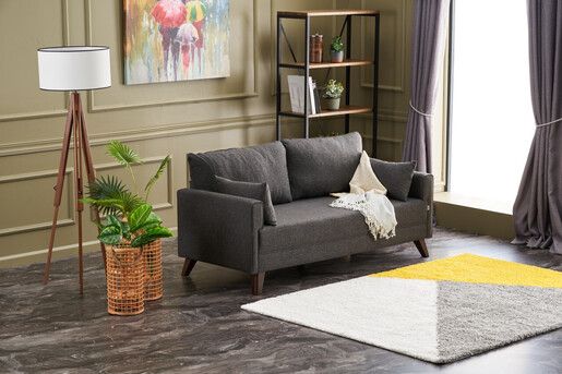 Dvosjed, Antracit, Bella Sofa For 2 Pr - Anthracite