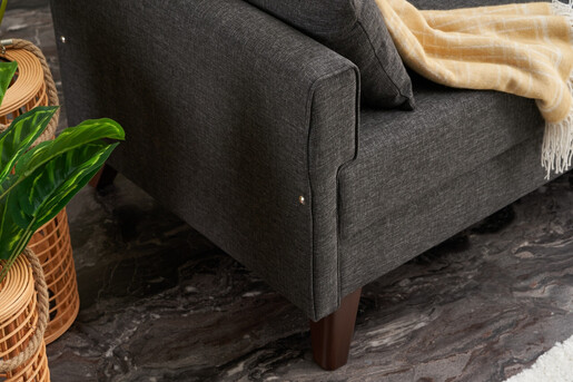 Dvosjed, Antracit, Bella Sofa For 2 Pr - Anthracite