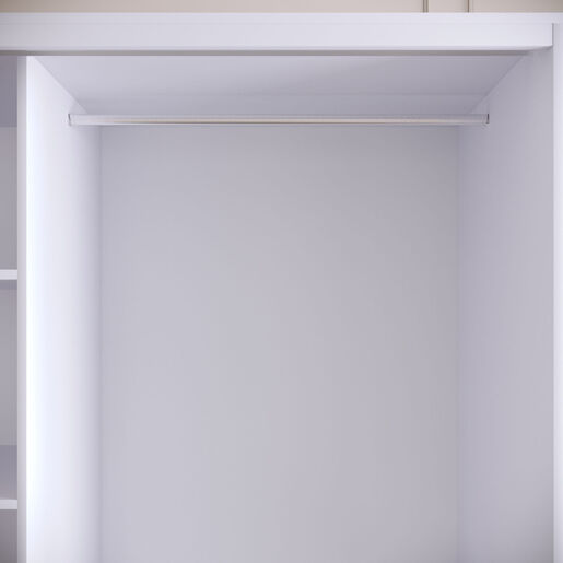 Garderoba, Martin Sürgülü 190 - White, Black, Gold