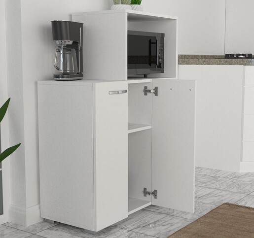 Kuhinjski Komoda, Bijela boja, Pars - White