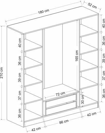 Garderoba, Kale - 5051