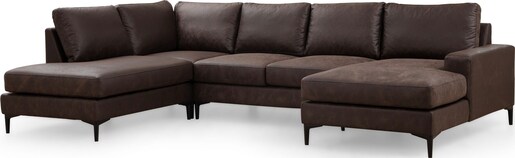 Kutna garnitura, Smeđa, Porto Corner (EOT-C-02-CHL) - Brown