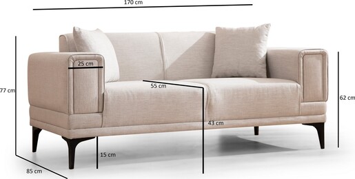 Dvosjed Horizon - Ecru