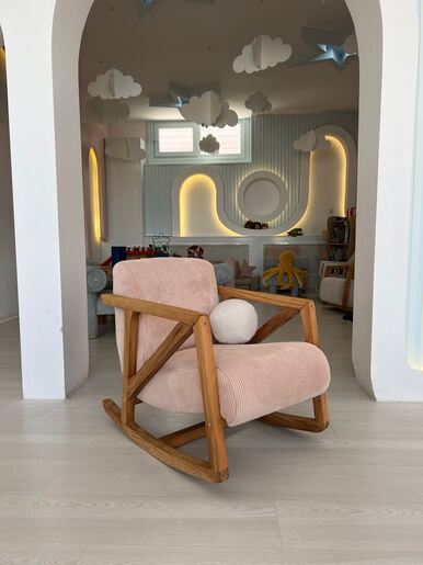 Fotelja NiniMini - ružičasta