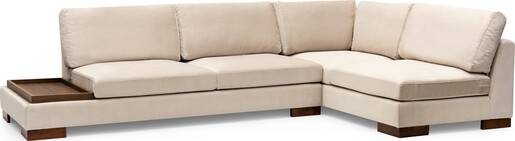 Kutna garnitura TULIP tamno bež desni kut, Tulip Corner Right Without Pouf - Beige