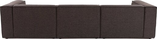 Kutna garnitura Fora - tamno smeđa