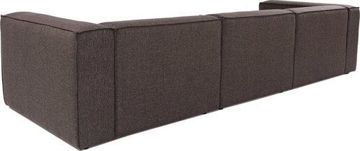 Kutna garnitura Fora - tamno smeđa