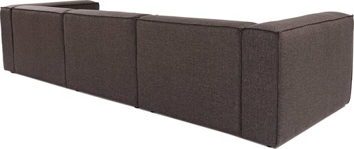 Kutna garnitura Fora - tamno smeđa