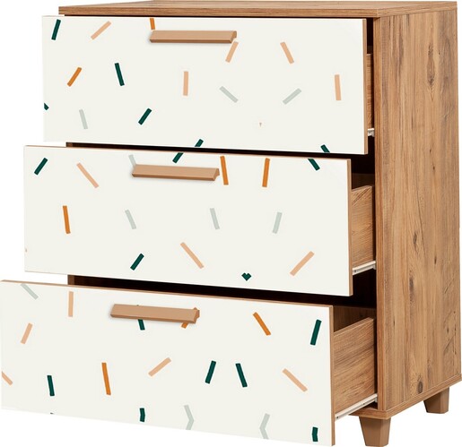 Komoda, Atlantski bor Bijela boja, Leva Gravis Line