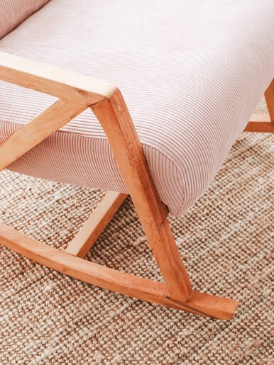 Fotelja Nini Sallanan - ružičasta