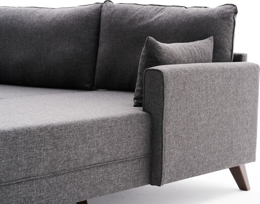 Kutna garnitura, Antracit, Bella Corner Sofa Right - Anthracite