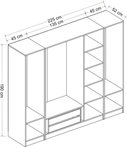 Garderoba, Kale - 3079
