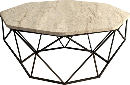 Stolić za kavu DIAMOND, boja Travertine