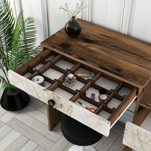 Stol, Lizbon 552 - Walnut, White