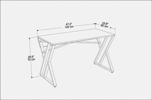 Studijski stol Parker