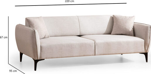 Trosjed, Bijela, Belissimo - Off White