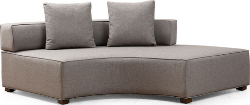 Kutna garnitura GONDOL-5, siva, Gondol-5 (CHL-SAĞ-CHL-SAĞ) - Grey