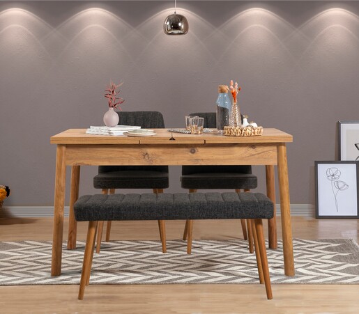 Set stolova i stolica (4 komada), Atlantski bor Antracit, Santiago 1053 - 3 A