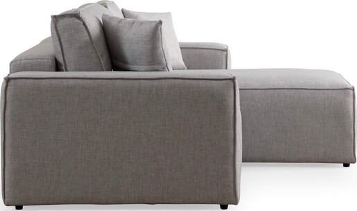 Kutna garnitura na razvlačenje Pirlo Corner desni - svjetlo sivi