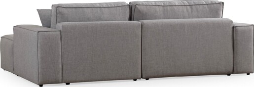 Kutna garnitura na razvlačenje Pirlo Corner desni - svjetlo sivi