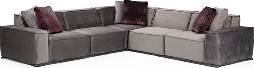 Kutna garnitura LEGO 3, siva, Lego Corner 3 (L1-O1-C-O1-1R)