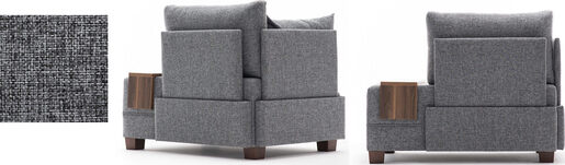 Sofa, Sivo, Fly Armchair Left - Grey