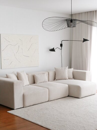 Kutna garnitura Yolo Corner - bijela